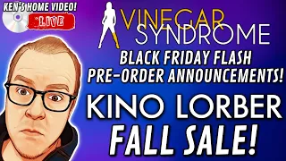 🔴KINO LORBER FALL SALE AND VINEGAR SYNDROME ANNOUNCEMENTS! - KEN'S HOME VIDEO #12