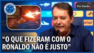 Pedrinho sobre protestos contra Ronaldo: 'Não é justo' | Cruzeiro