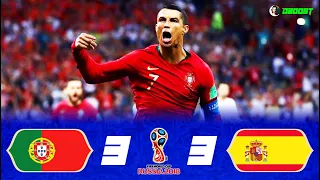 Portugal 3-3 Spain - World Cup 2018 - Cristiano Ronaldo's Hat-Trick - [EC] - FHD