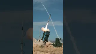 Israel's Iron Dome intercepts incoming rockets. Here's how it works. #Shorts