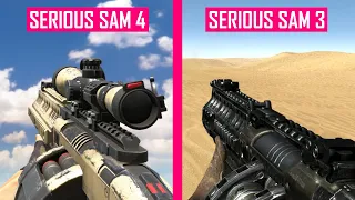 Serious Sam 4 vs Serious Sam 3 - Weapons Comparison