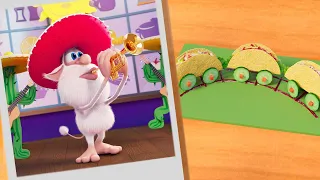 Booba 😉 ブーバ 😎 Food Puzzles - Taco Train 🚂🌮 New 新エピソード 💥 Kids show ⭐ アニメ短編 | Super Toons TV アニメ