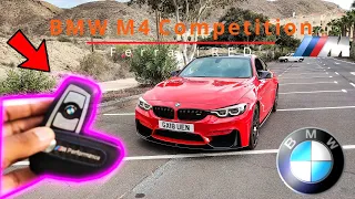 BMW M4 COMPETITION POV ТЕСТ ДРАЙВ stage 2 550CV FERRARI RED ТИТАНОВЫЙ ВЫХЛОП by DGHouse