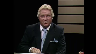 BOBBY HEENAN MAKES HIS PRIME TIME DEBUT FILLING IN FOR JESSE VENTURA (PTW 04/28/86)
