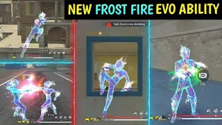 Free Fire - 6 New Legendary Frostfire Evo Bundle Ability, Features & Animations Test #freefire