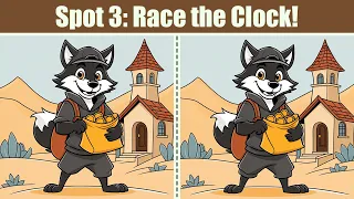 Spot The Difference : Spot 3 - Race the Clock! | Find The Difference #205