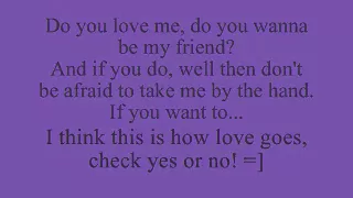 Check yes or no (George Strait) lyrics