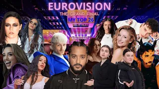 MY TOP 26 - GRAND FINAL - EUROVISION 2024 (Before The Show)