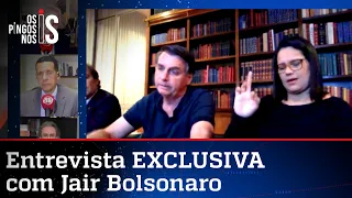 EXCLUSIVO: Jair Bolsonaro fala a Os PIngos nos Is durante live semanal