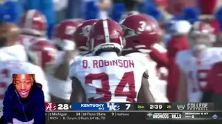 Reacting to #8 Alabama vs Kentucky 2023 College Football Full Game Highlights Reaction!