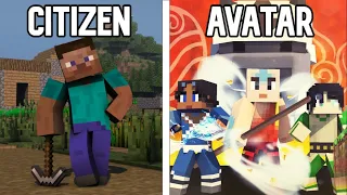 100 Players Simulate AVATAR Civilization in Minecraft