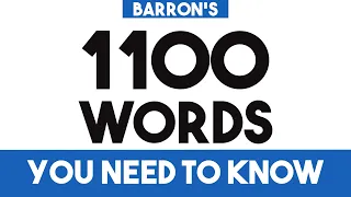 Barron's English | 1100 Words You Need To Know