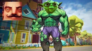 Hello Neighbor - My New Neighbor Yoda Hulk History Gameplay Walkthrough