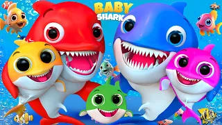 Baby Shark's Counting Fun 1️⃣🦈, Wheels on The Bus Song , ABC song ,Bath Song,  #babyshark #cocomelon