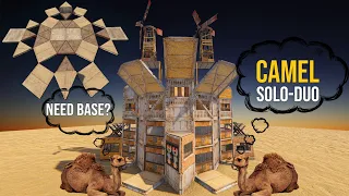 The CAMEL - COZY Solo/Duo with BUNKER & Low Upkeep in Rust