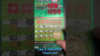 Ho Ho Ho 50/ 100! WIN! #lottery #scratchoffs #palottery #ziggyscratchespa