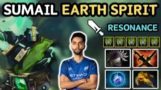🔥 SUMAIL EARTH SPIRIT Midlane Highlights 7.36a 🔥 Insane Play From SUMAIL - Dota 2