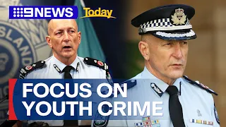 Acting Queensland Police Commissioner focuses on youth crime crisis | 9 News Australia