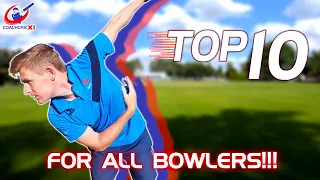 Top 10 bowling drills for ALL BOWLERS!!!