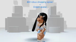 800 robux shopping spree! (No brag)