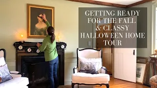 Getting ready for my Fall and Classy Halloween Home Tour in New England