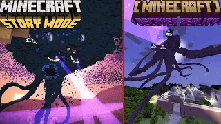 Minecraft Story Mode VS Decayed Reality Wither Storm Addon