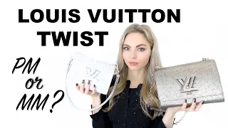 LOUIS VUITTON TWIST SIZE COMPARISON | PM OR MM | PRICE, SIZING, WHAT FITS INSIDE