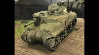 Building the New Takom M3A1 cast hull Lee  American  tank