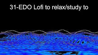 31-EDO Lofi to relax/study to (w/rain sounds & visualiser)