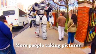 10 Minutes Of Harassment As A Giant Titan Robot Hidden Camera Practical Joke