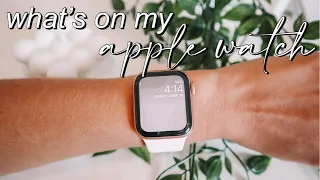 WHAT'S ON MY APPLE WATCH! (series 6!)