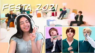 BTS (방탄소년단) Room Live Reaction !! 💜♾️ #2021BTSFESTA