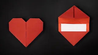 How to Make a Heart Envelope - Origami