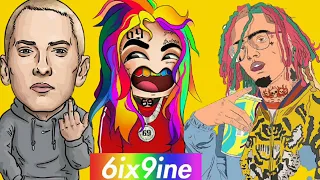 6IX9INE   CRAZY ft  21 Savage, Eminem, Lil Pump official Music Video