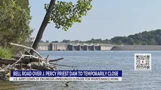 Bell Road over J. Percy Priest Dam to temporarily close