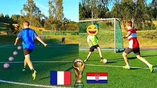 WORLD CUP FINAL 2018 ALL GOALS RECREATED (France vs Croatia)