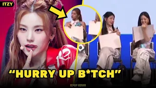 ITZY's Yeji Reacts to Disrespectful Fan Comment on Yuna #kpop #itzy