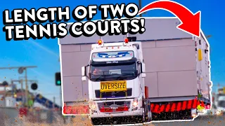 Convoy Of Trucks Haul MASSIVE 181 Tonne Switchroom!