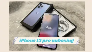 Unboxing iPhone 13 pro (Sierra Blue💙) , non professional unboxing 