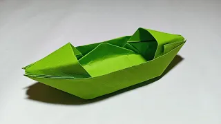 How to make a paper boat || Easy paper boat origami