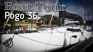 Could we LIVE on this FAST Sailboat?  | Pogo 36 Boat Tour |