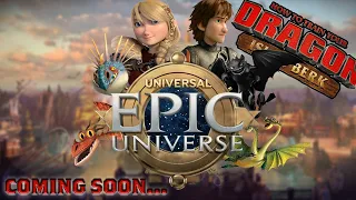 Epic Universe: How to Train Your Dragon Isle of Berk Announcement | Coming 2025