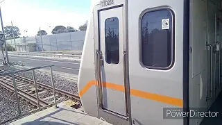 Morning commuter and metro trains at Pallini station(26/12/2021)