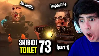 SKIBIDI TOILET 73 (parte 1) 😱 CIENTÍFICO REGRESA y CAMERA WOMAN !! - Reacción y Secretos