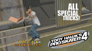 Tony Hawk’s Pro Skater 4: ALL SPECIAL TRICKS!
