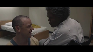 GLASS (2019) Clip: Mr. Glass arrives to break The Horde out of their hospital room