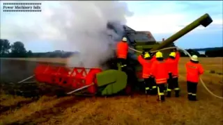Dla facetów! Pożary i wypadki maszyn rolniczych!