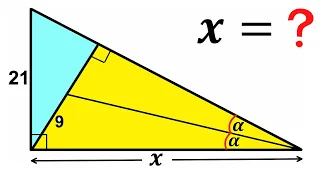 Can you find the side length X? | Trigonometry skills explained | (Easy explanation) | #math #maths