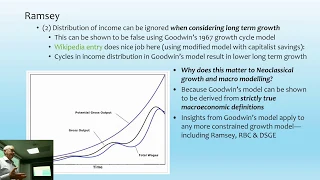 Kingston Masters Political Economy 05: Neoclassical Growth theory, RBC & DSGE models