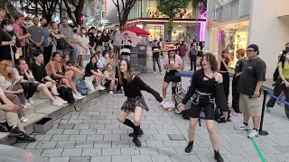 [Kpop Busking in Hongdae] KARD - GUNSHOT dance cover by Alina, Olga 2022년 8월 3일